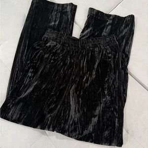 GAP velour wide-leg pants